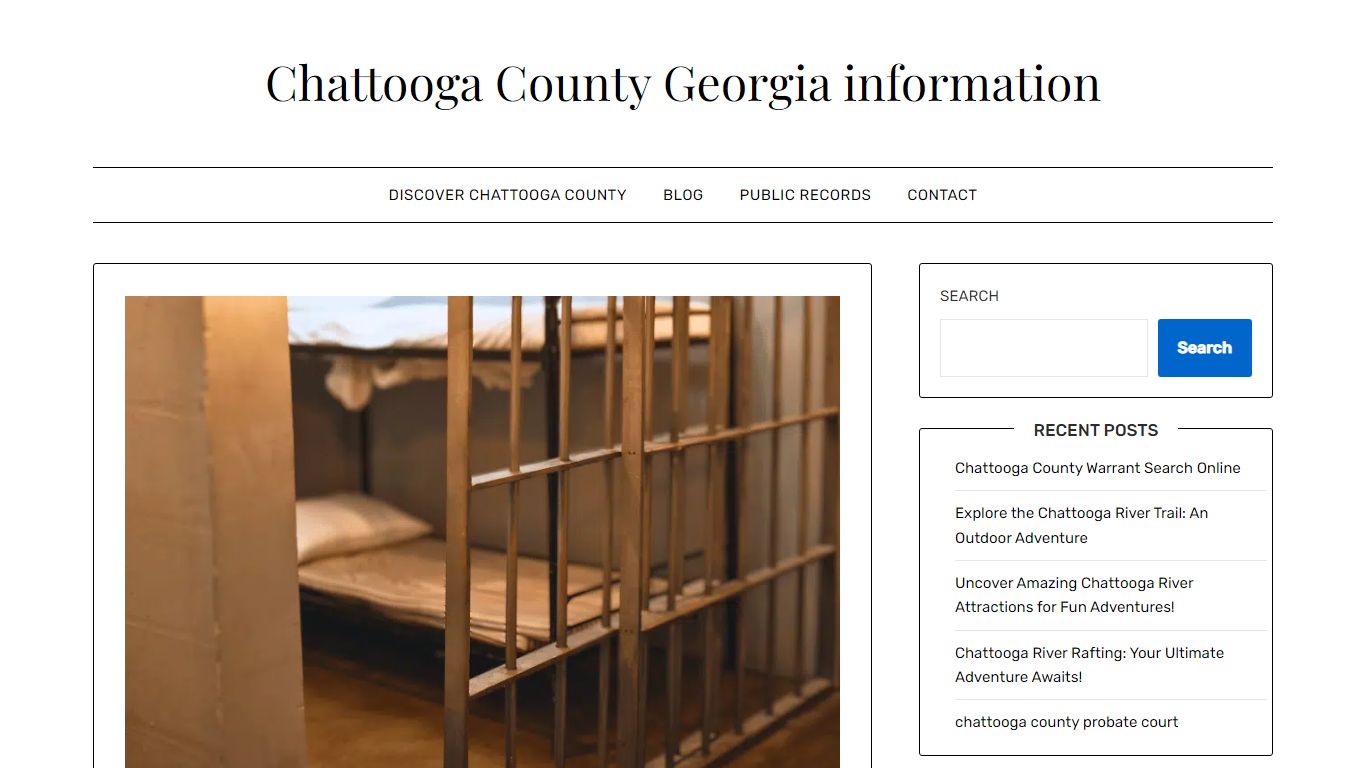 chattooga county jail inmates - Chattooga County Georgia information